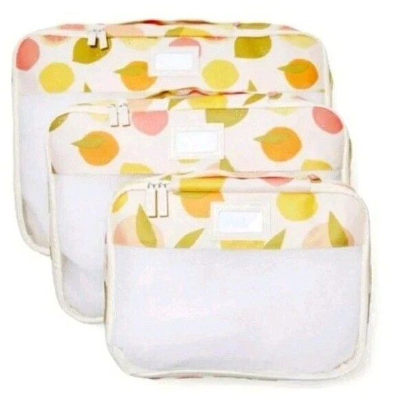 New! CALPAK Citrus Luggage Gym Trunk Packing Cubes | Travel Organizer | 3 Pack - Picture 1 of 4